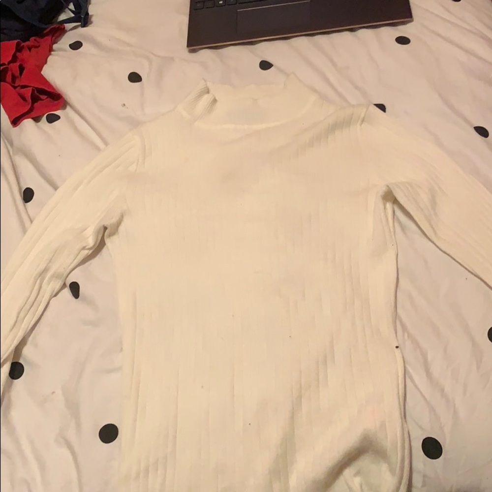 Long sleeve knitted shirt